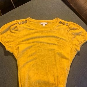 Yellow, dress, with a tie belt